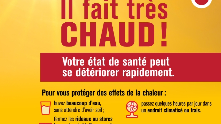Chaleur accablante - informations