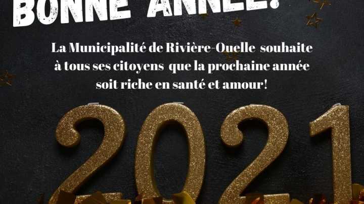 BONNE ANNÉE 2021!