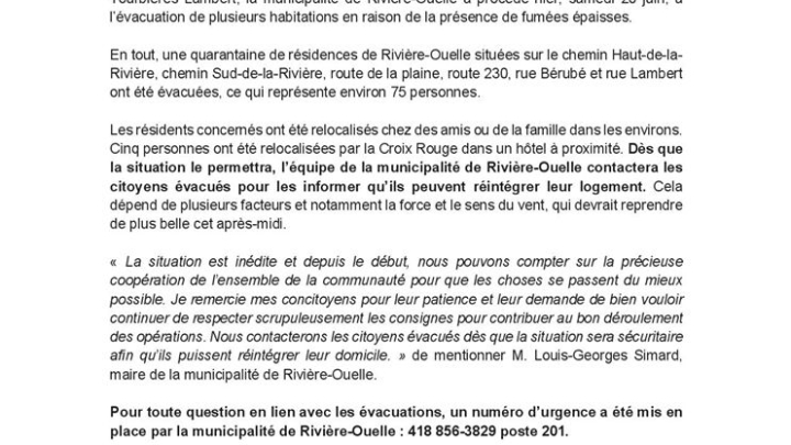 ÉVACUATION