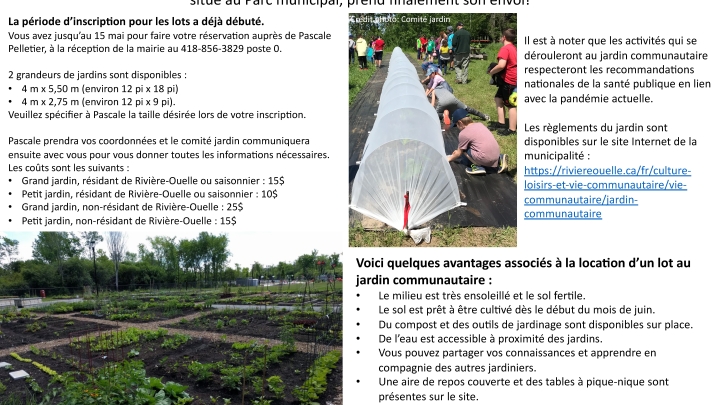 Jardin communautaire 🍓🥕🍅