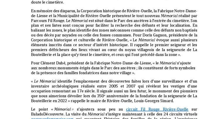 Un Mémorial