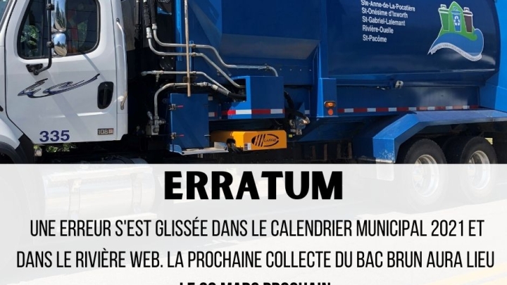 Collecte bac brun