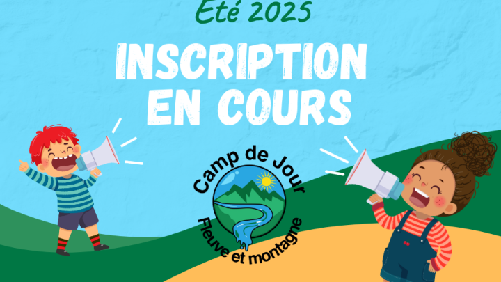 CAMP DE JOUR : INSCRIPTION