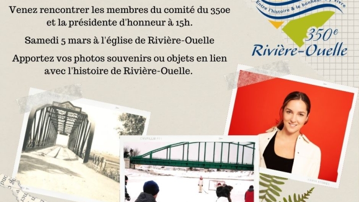 Rencontre d'information et d'échange sur le 350e
