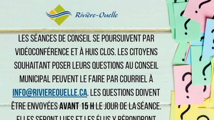 PÉRIODE DE QUESTIONS DES CITOYENS