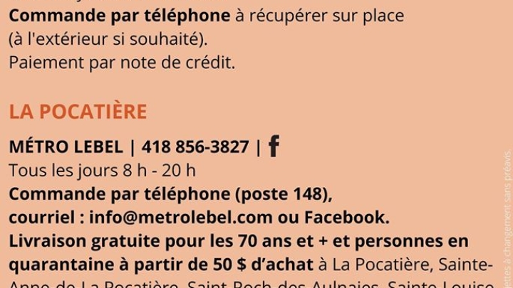 COMMERCES ET SERVICES ESSENTIELS
