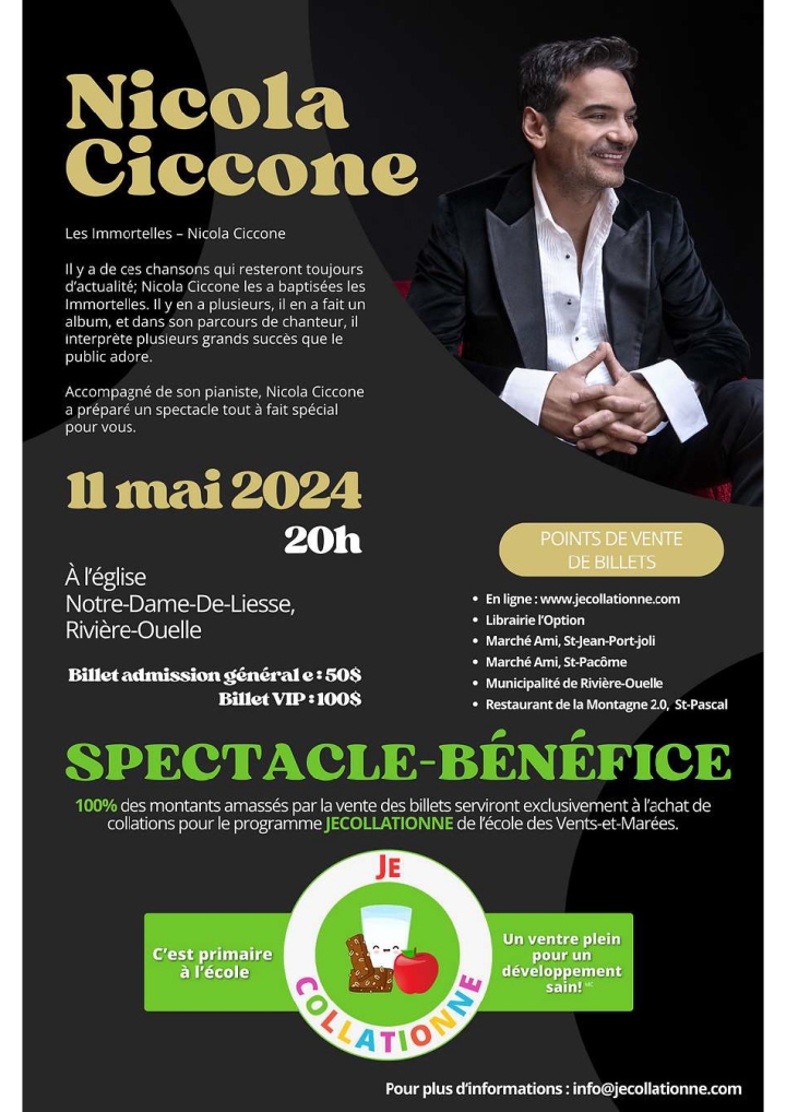 Spectacle - Bénéfice