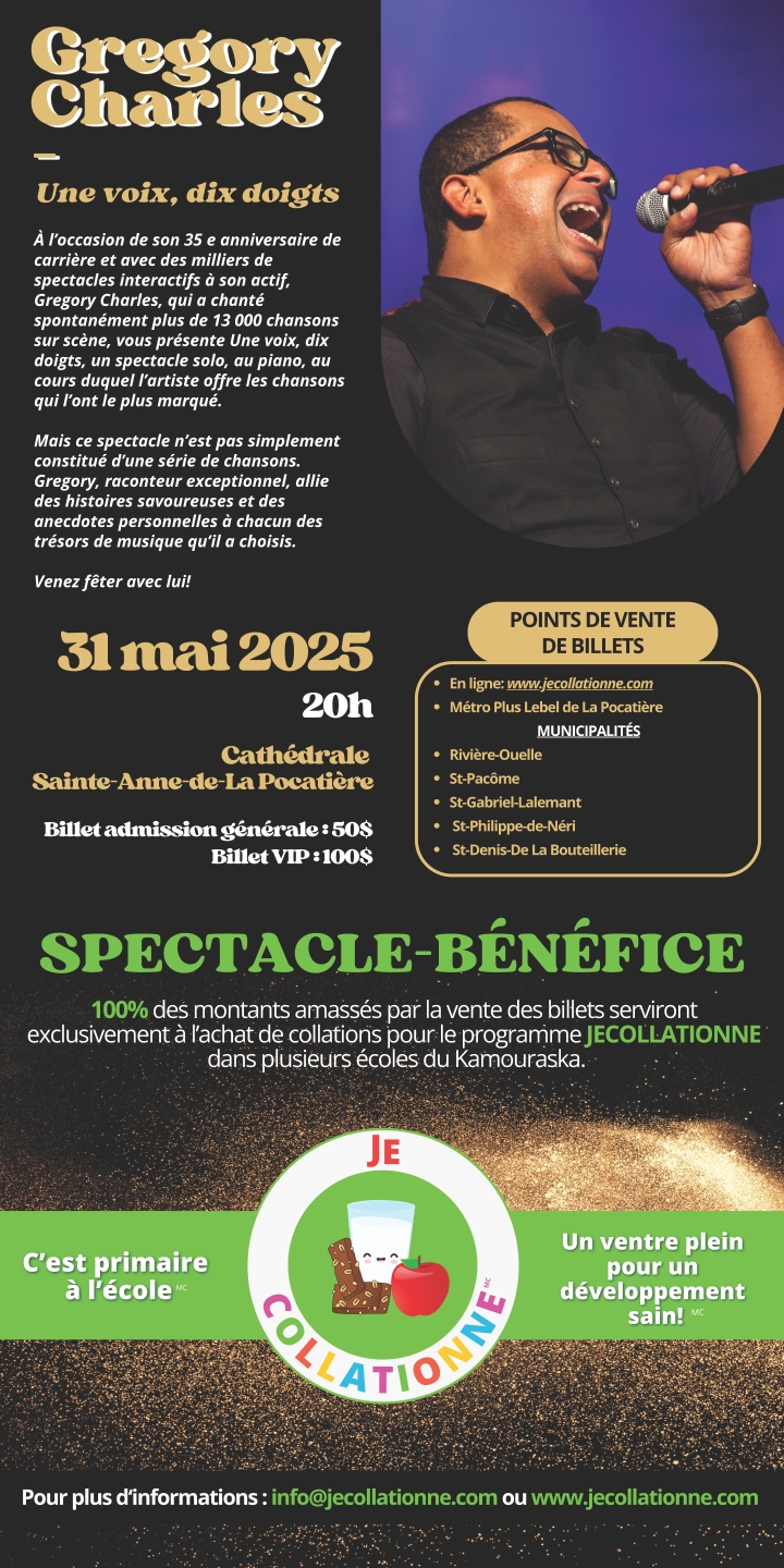 Je Collationne - Spectacle bénéfice