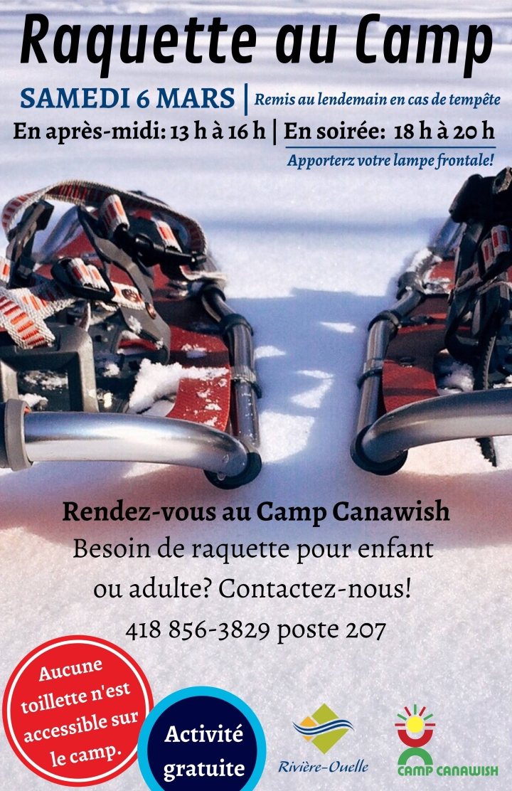 Raquette au camp
