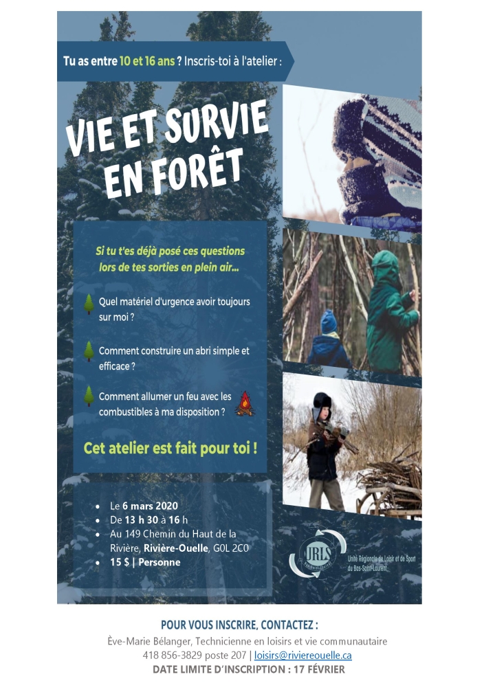 Vie et survie en forêt