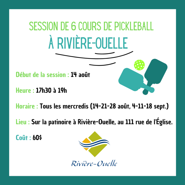Pickleball - inscription