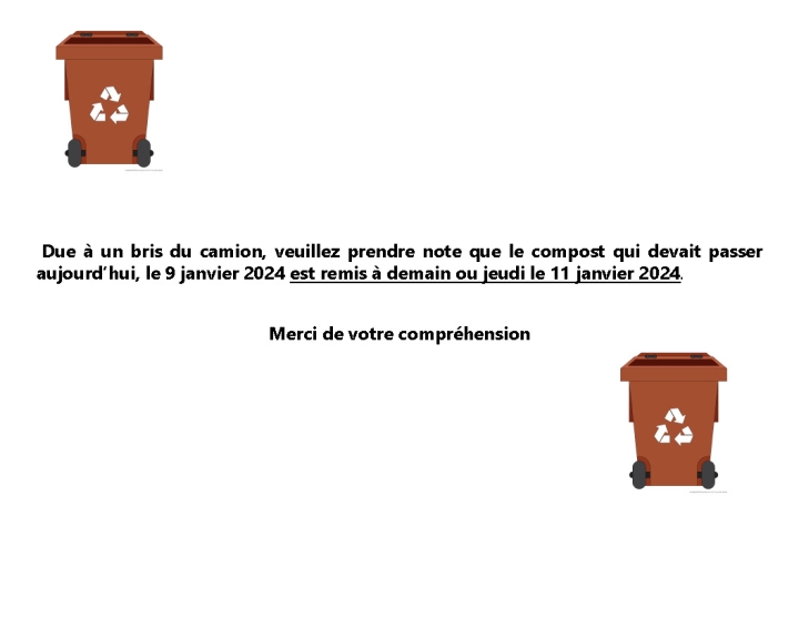 COLLECTE DU BAC À COMPOST
