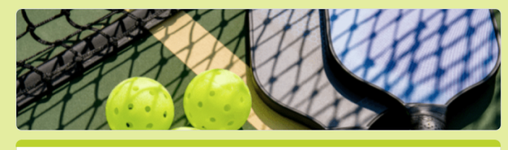 LE PICKLEBALL EST DE RETOUR POUR L'ÉTÉ!