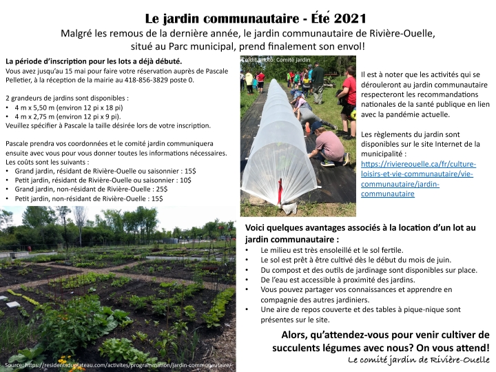 Jardin communautaire 🍓🥕🍅
