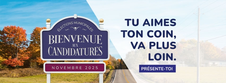 Candidatures pour l'élection du 2 novembre 2025 à Rivière-Ouelle