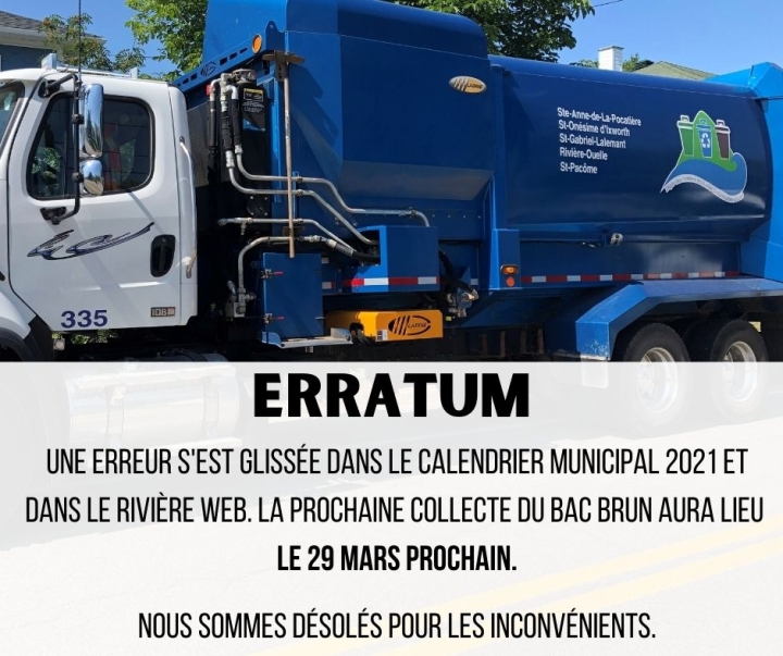 Collecte bac brun