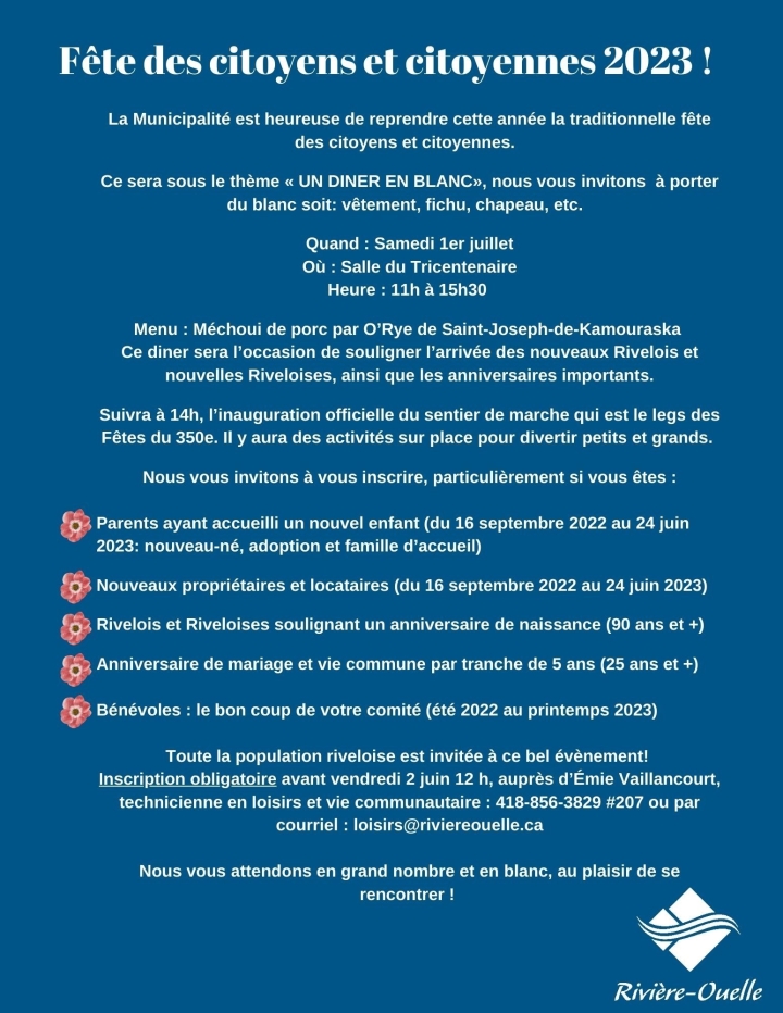 Fête des citoyens 2023