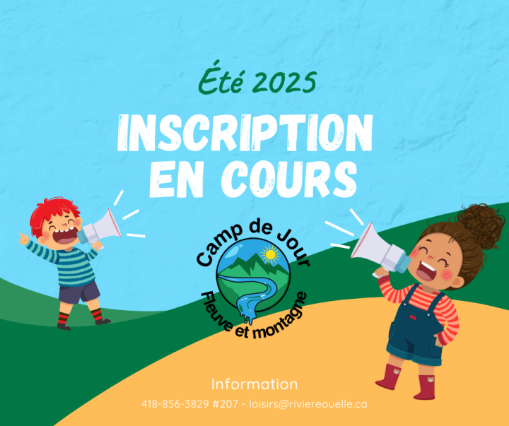 CAMP DE JOUR : INSCRIPTION