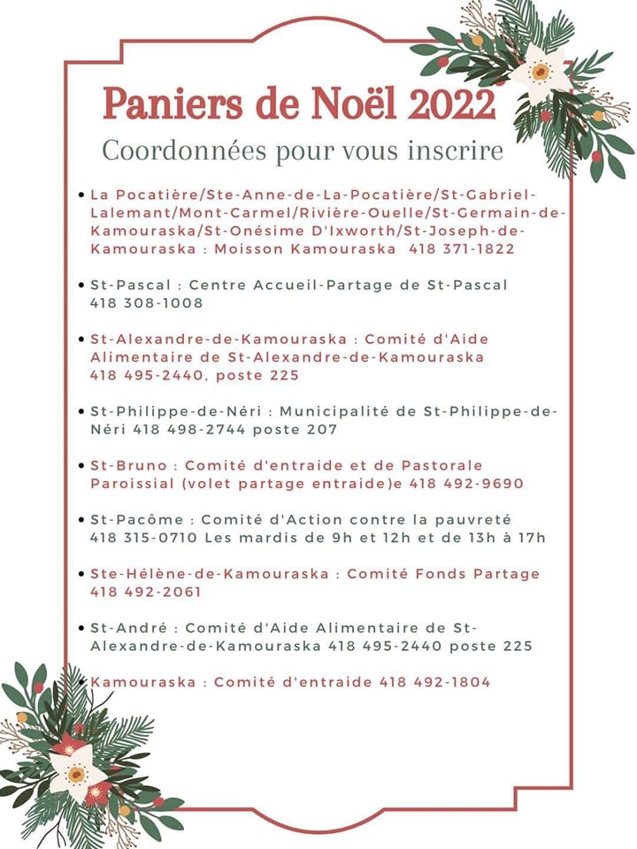 Panier de Noël