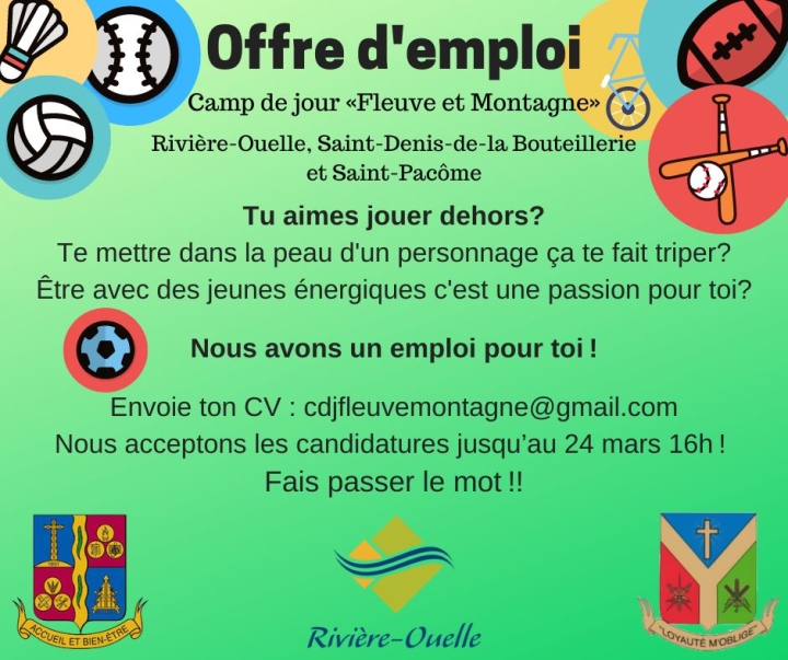 Emploi Camp de jour
