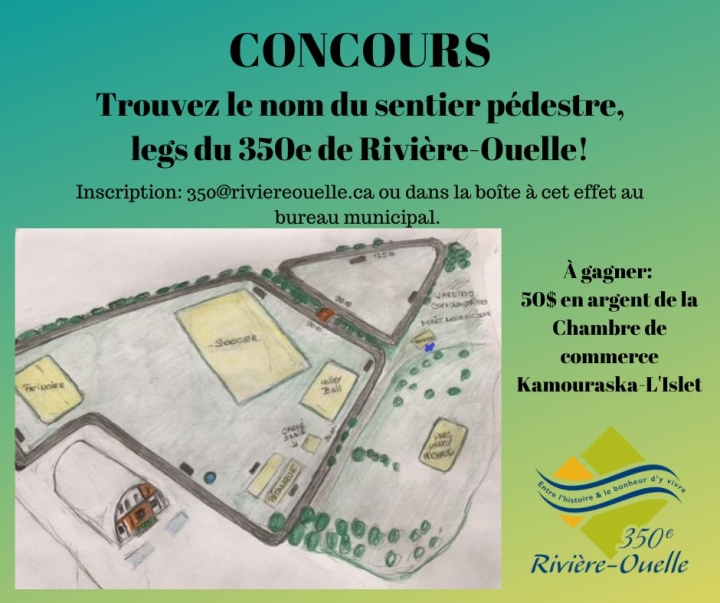 Concours: Un nom pour le sentier du legs