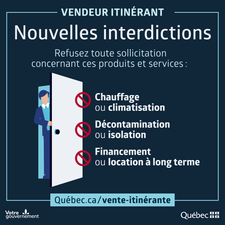 Porte-à-porte : produits et services interdits depuis le 7 novembre 2024