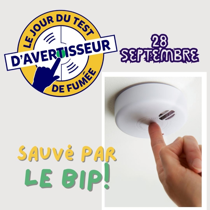 Le 28 septembre, on prend le temps de vérifier ses avertisseurs de fumée!