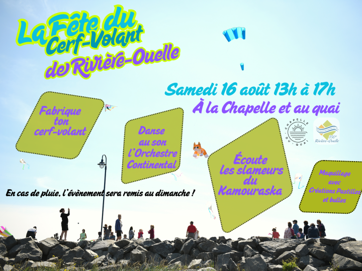 FÊTE DU CERF-VOLANT : Une journée de créations et de divertissement pour toute la famille!